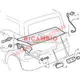 Rear Parcel Shelf & Straps - Fiat Cinquecento Seicento - Accessories