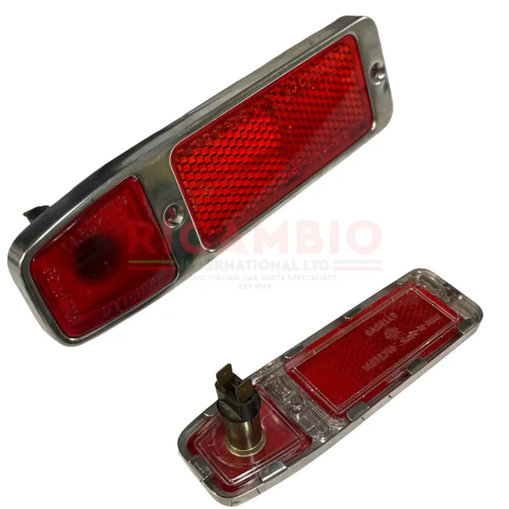 Rear Red Side Marker Lamp/Reflector - Fiat 124 Spider