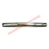Front & Rear Screen Chrome Insert Trim/Bead (1 metre) - Classic Fiat 500 126 850 - Window Seals & Associated Parts