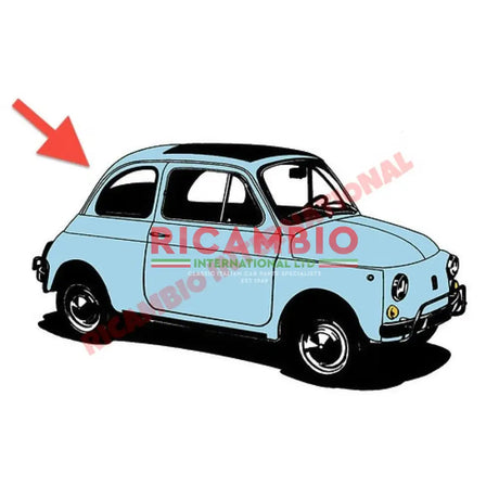 Rear Screen Seal (BEST QUALITY) - Classic Fiat 500 D/F/R all models - Window Seals & Associated Parts
