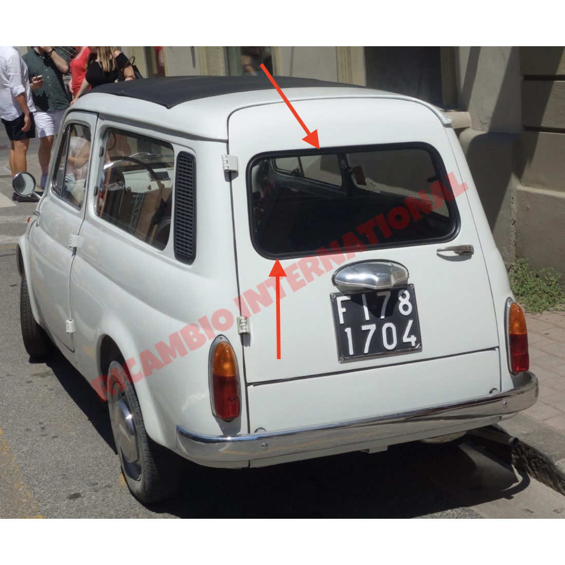 Rear Screen Seal - Classic Fiat 500 Giardiniera (estate) - Window Seals & Associated Parts