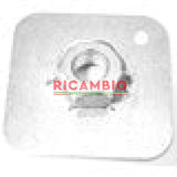 Rear Seat Belt Kit Automatic Inertia (BLACK) - Classic Fiat 500 126 600 850 900 - Add 6 Seatbelts Plates - Classic Fiat