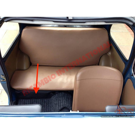 Rear Seat Front Vinyl Cover - Classic Fiat 500 - Insulation & Sound