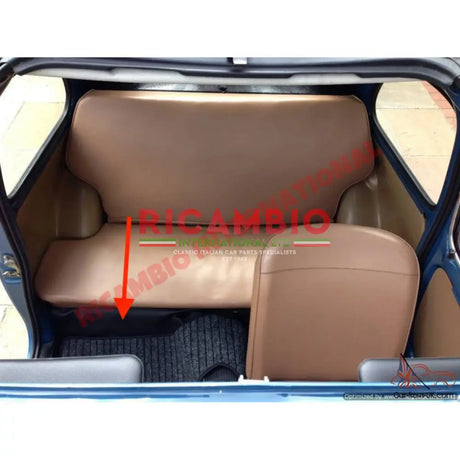 Rear Seat Front Vinyl Cover - Classic Fiat 500 - Insulation & Sound