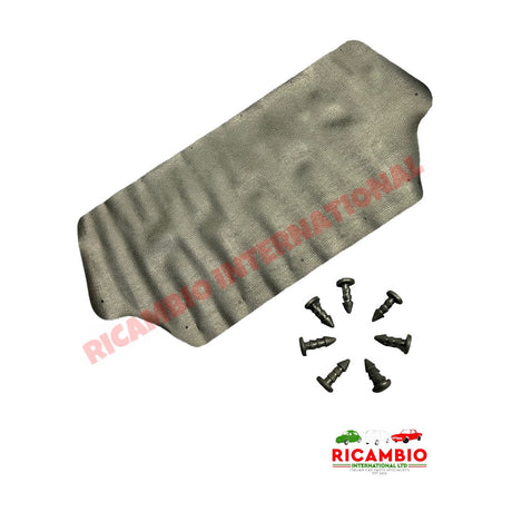 Rear Seat Textured Mat - Classic Fiat 500 F/L - Fiat 500 L Seat Covers