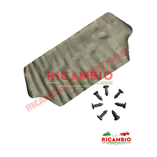 Rear Seat Textured Mat - Classic Fiat 500 F/L - Fiat 500 L Seat Covers
