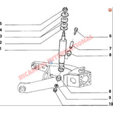 Rear Shock Absorber - Fiat 126 - Suspension