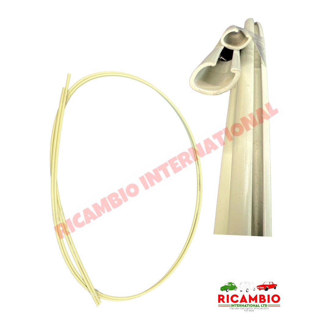 Rear Side Window Profile Trim Kit - Fiat 850 Sports Coupe - Gaskets - Seals - Grommets and Rubber Parts