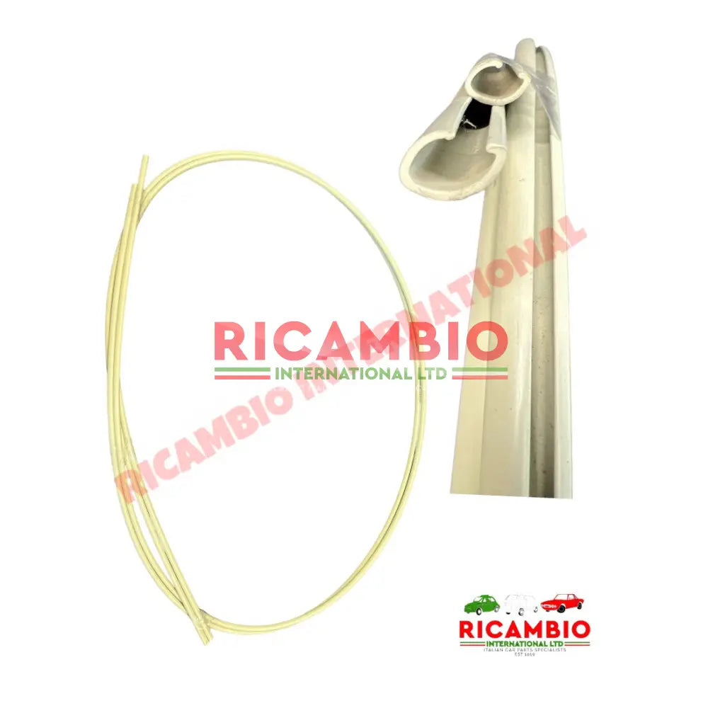 Rear Side Window Profile Trim Kit - Fiat 850 Sports Coupe - Gaskets - Seals - Grommets and Rubber Parts