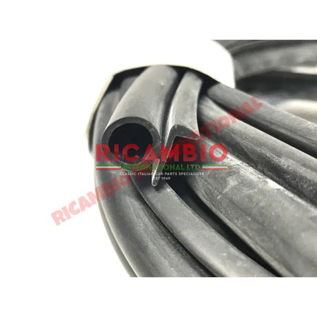 Rear Side Window Rubber Seal Kit - Fiat 124 - Gaskets & Seals