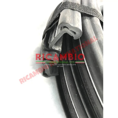 Rear Sliding Side Window External Rubber Seal Kit - Classic Fiat 500 - Window Seals & Associated Parts