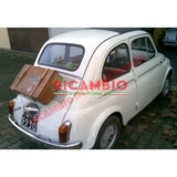 Rear Sunroof Aluminium Finishing Trim & Screws - Classic Fiat 500 - Chrome - Aluminium & Exterior Trim Parts