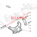 Rear Suspension Arm Bush Kit - New Fiat Panda Cinquecento & Seicento - Steering - Shaft & Suspension