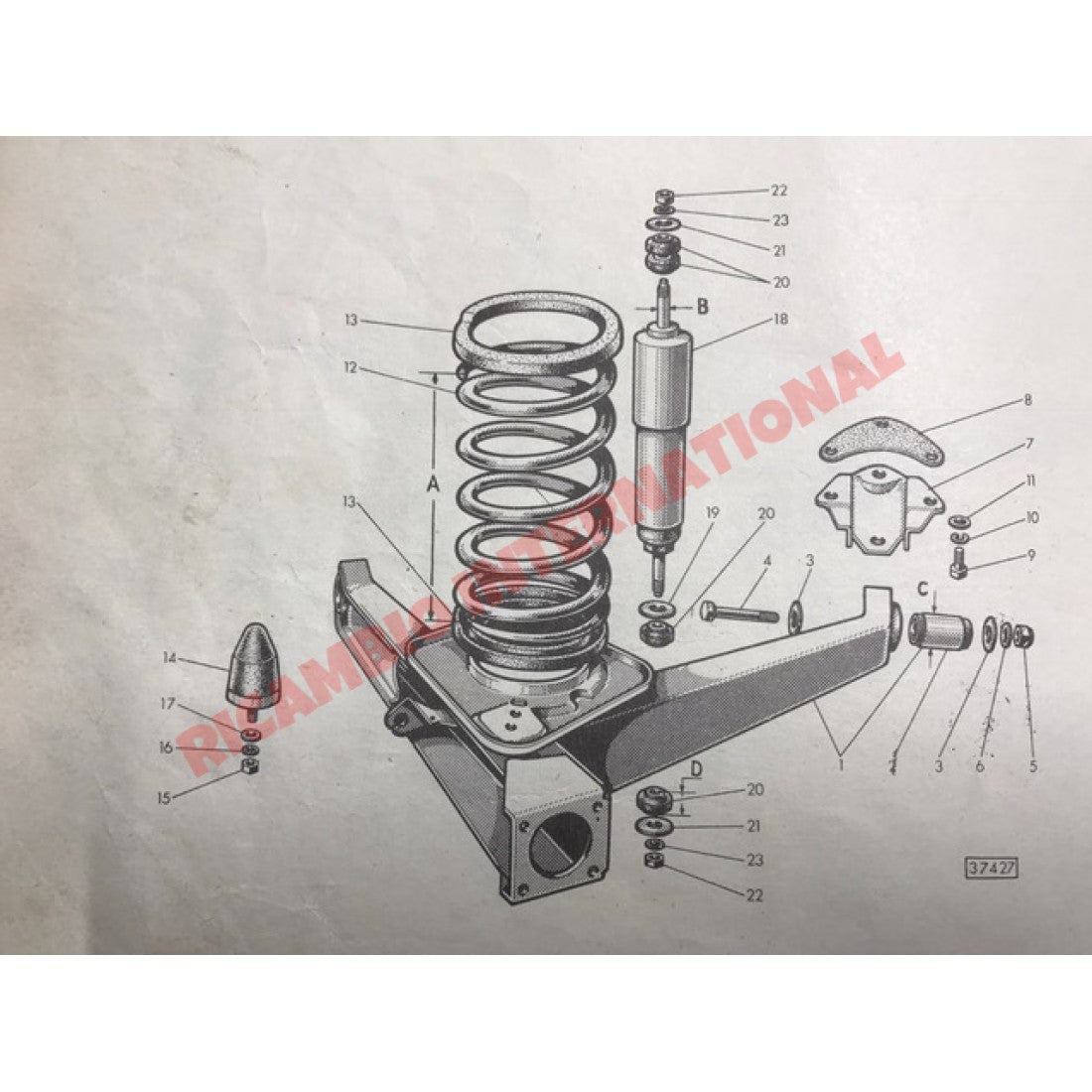 Rear Suspension Bump Stop - Classic Fiat 500 - Suspension Parts