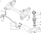 Rear Suspension Bump Stop Kit (2) - Fiat Coupe Bravo