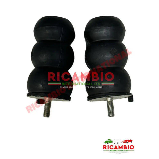 Rear Suspension Bump Stop Kit - Classic Fiat 500 126 air cooled Autobianchi Bianchina - Suspension Parts