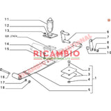 Rear Suspension Shackle - Classic Fiat Panda - Suspension and Related Parts