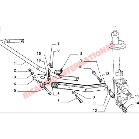 Rear Suspension Trailing Arm Bush - Fiat Croma Lancia Beta Thema Alfa Romeo 164 - Suspension and Steering