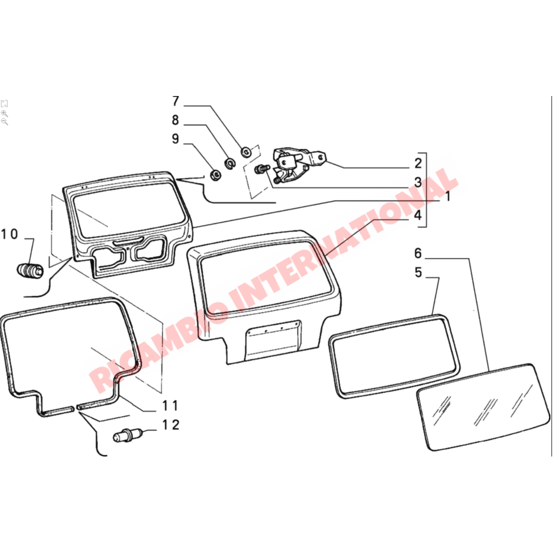 Rear Tailgate Skin - Fiat Uno - Body Part & Panels