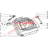 Rear Tailgate Strut - Fiat 126 - Body Parts