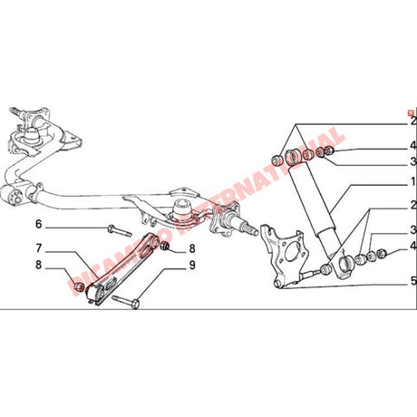 Rear Trailing Arm - Classic Fiat Panda - Suspension and Related Parts