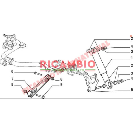 Rear Trailing Arm - Classic Fiat Panda - Suspension and Related Parts