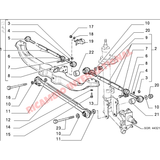 Rear Trailing Arm - Lancia Thema Alfa Romeo 164 Fiat Croma - Suspension and Steering