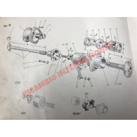 Rear Wheel Bearing Collapsable Spacer - Classic Fiat 500 - Classic Fiat 500 Parts & Spares