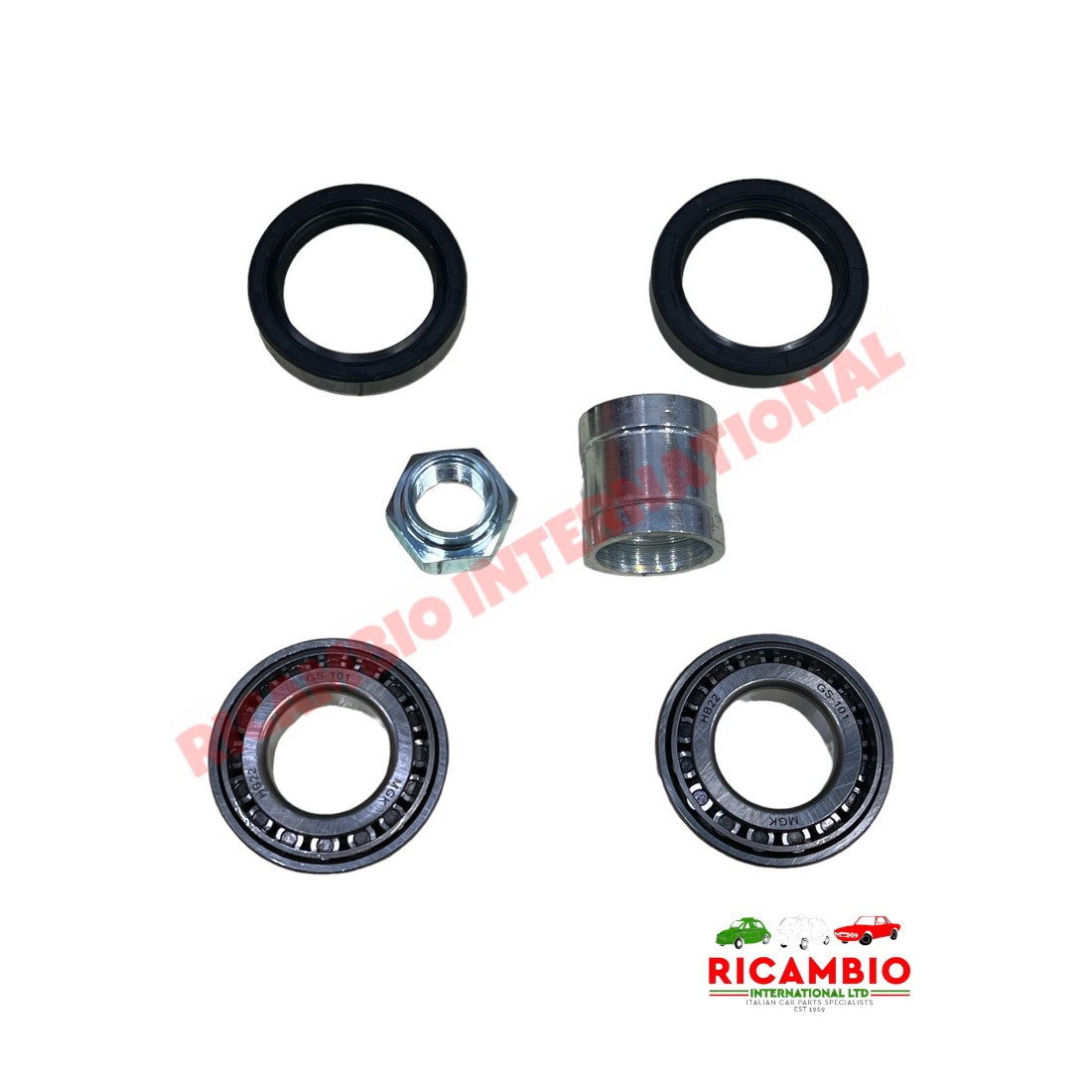 Rear Wheel Bearing Kit (Budget) - Classic Fiat 500 126 600 850 - Bearings