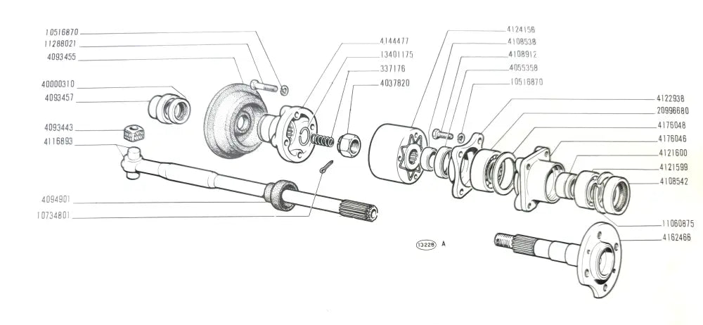 Rear Wheel Bearing Kit - Fiat 850 900 - Bearings
