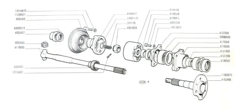 Rear Wheel Bearing Kit - Fiat 850 900 - Bearings