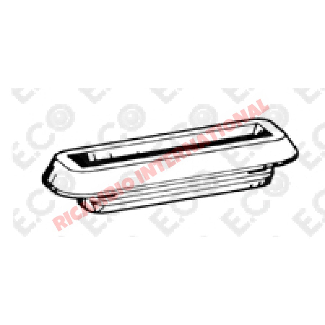 Rear Window Hinge Trim - Classic Fiat Panda,Fiat Uno,126 - Handles - Locks and Catches