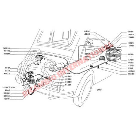 Reconditioned Dynamo Generator - Classic Fiat 500 126 - Reconditioned Parts