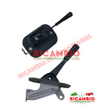 Reconditioned Original Choke Lever Assembly - Fiat 600 - Cables - Clips & Springs
