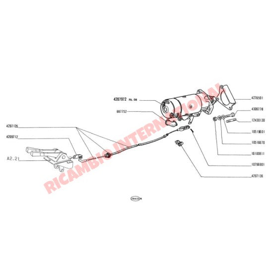 Reconditioned Starter Motor - Classic Fiat 500 - Reconditioned Parts