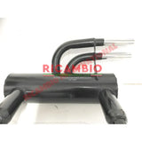 Record Monza’ Sports Exhaust Chrome Twin Pipe - Classic Fiat 500 - Exhaust and Associated Parts