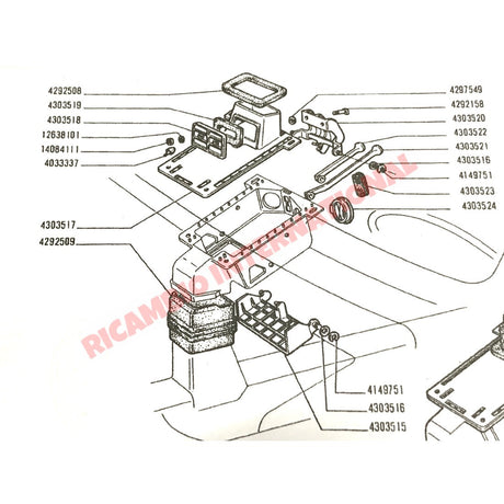 Rectangular Rubber Heater Hose - Fiat 126 - Rubber Boots & Gaiters