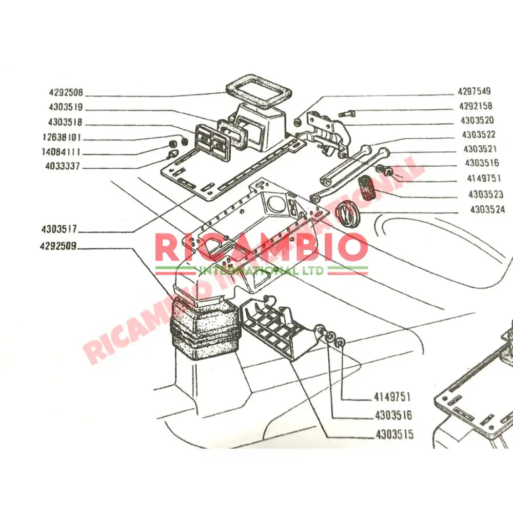 Rectangular Rubber Heater Hose - Fiat 126 - Rubber Boots & Gaiters