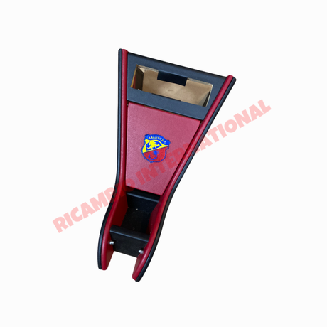 Red & Black Abarth Centre Console - Classic Fiat 500 126 - Interior Trim