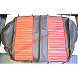 Red/Black Sports Seat Covers Set - Classic Fiat 500 - Seat Covers - Padding and Seat Spring