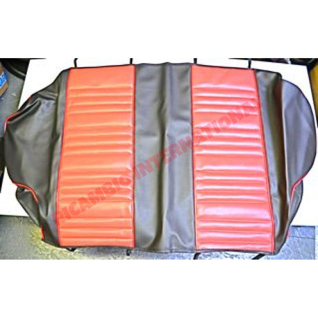 Red/Black Sports Seat Covers Set - Classic Fiat 500 - Seat Covers - Padding and Seat Spring