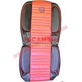 Red/Black Sports Seat Covers Set - Classic Fiat 500 - Seat Covers - Padding and Seat Spring