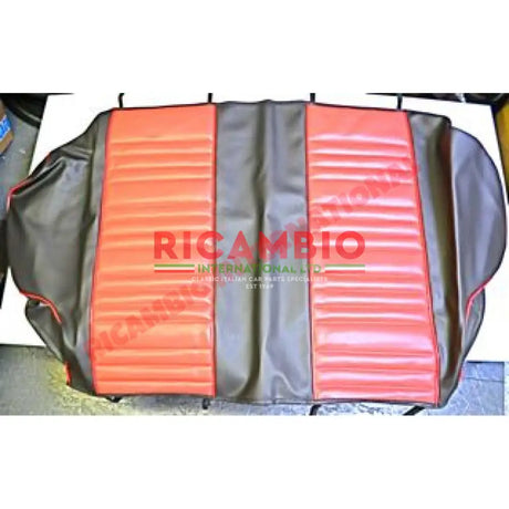 Red/Black Sports Seat Covers Set - Classic Fiat 500 - Seat Covers - Padding and Seat Spring