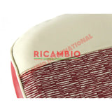 Red Cloth & Vinyl Seat Covers Set - Classic Fiat 500 - Seat Covers - Padding and Seat Spring