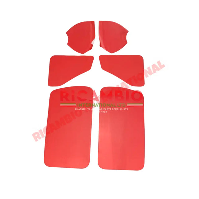 Red Complete Inner Panel Kit - Classic Fiat 500 D - Classic Fiat 500 Parts & Spares