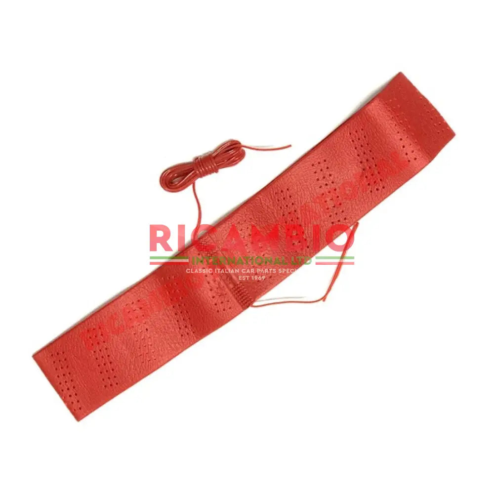 Red Cushioned Steering Wheel Cover - Classic Fiat 500 126,600,850,900 plus many others - Steering