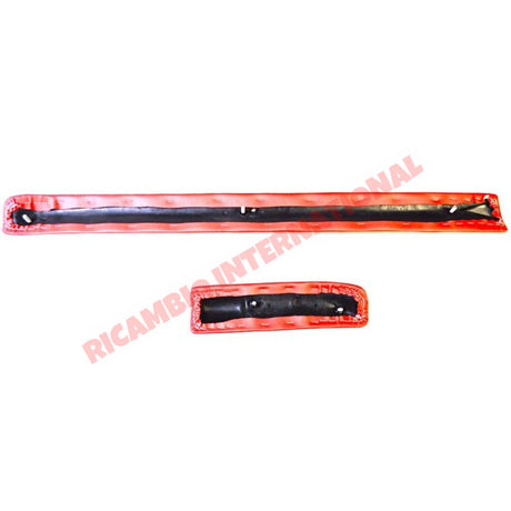 Red Dashboard Knee Pad Kit - Classic Fiat 500 F/L/R - Knee Pads - Console & Related Parts