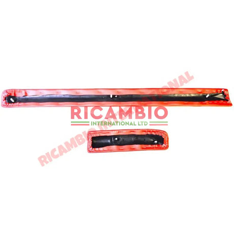 Red Dashboard Knee Pad Kit - Classic Fiat 500 F/L/R - Knee Pads - Console & Related Parts