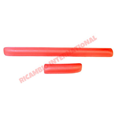 Red Dashboard Knee Pad Kit - Classic Fiat 500 F/L/R - Knee Pads - Console & Related Parts