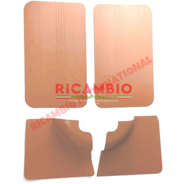 Red Front & Rear Inner Panel Kit (4 piece) - Classic Fiat 500 F - Classic Fiat 500 Parts & Spares